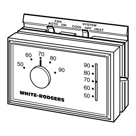 White Rodgers 1F56 Series Installation Instructions Manual