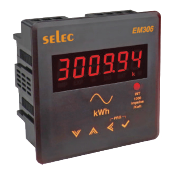 Selec EM306 Operating Instructions