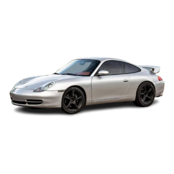 Porsche 911 CARRERA - 1999 Technical Manual
