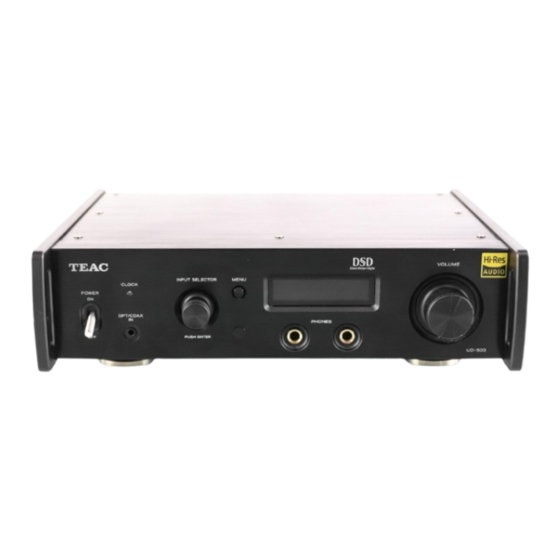 Teac UD-504 Owner's Manual