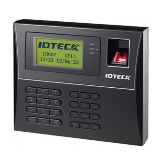 IDTECK LX007 Manual