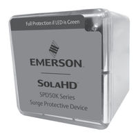 Emerson SolaHD SPD50K Series Manual