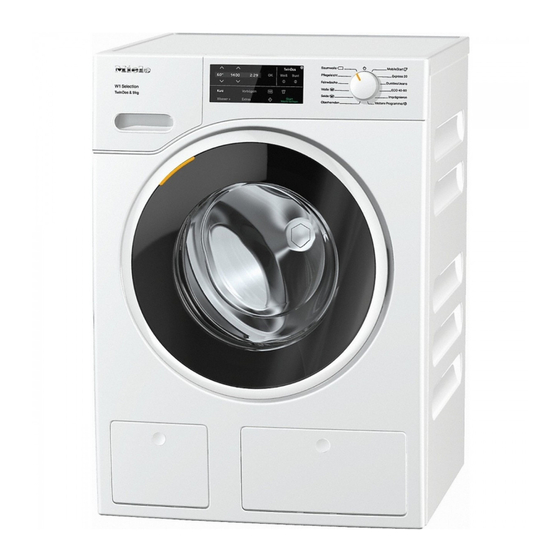 Miele WSG 663 Series Washing Machine Manuals