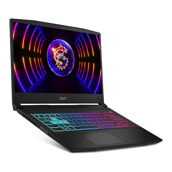 MSI B12VGK-251IT User Manual