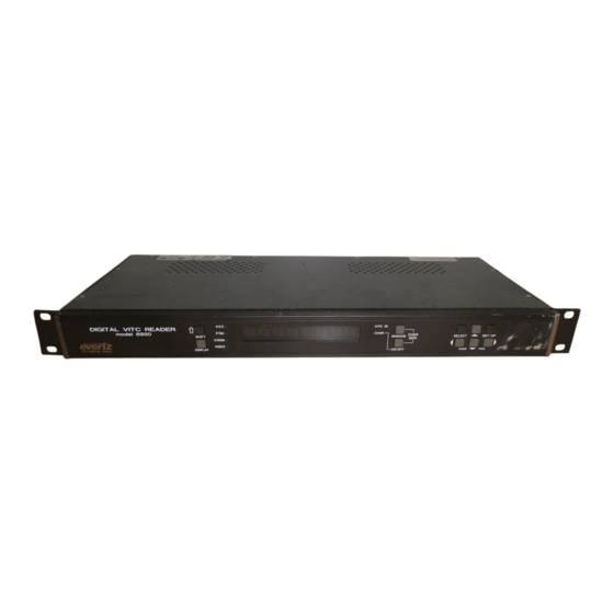 evertz 8950-SID Instruction Manual