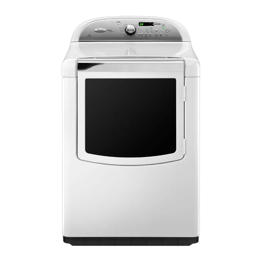 Whirlpool WTW6200VW - Cabrio - Washer Use & Care Manual