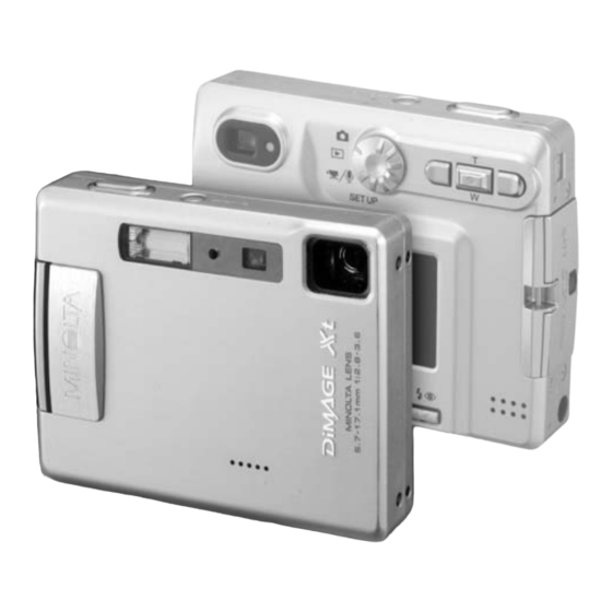 Minolta Dimage XT Repair Manual