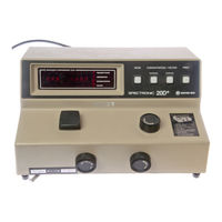 Spectronic 20 Operator's Manual