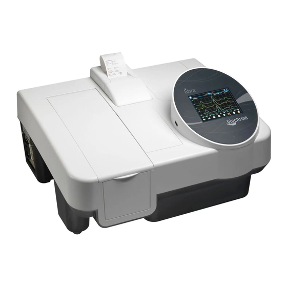 biochrom Libra S50 Health & Safety Manual
