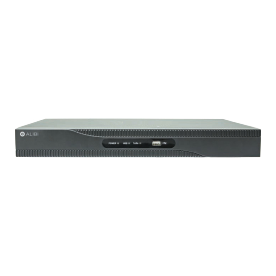 Observint ALIBI ALI-NVR3404P Quick Setup Manual