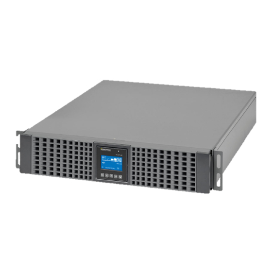 socomec NETYS RT 5000 Manuals