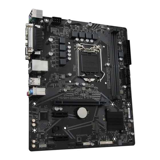 GIGA-BYTE TECHNOLOGY H510M DS2 User Manual