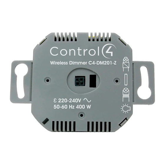 Control 4 C4-DM201-Z Quick Start Manual