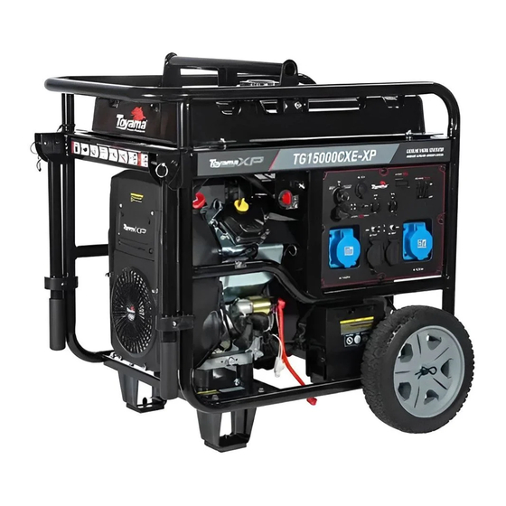 Toyama TG15000CXE Owner's Manual