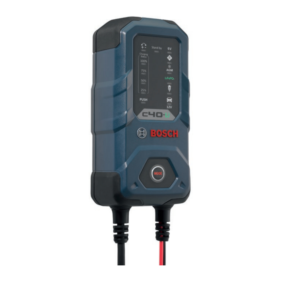 Bosch C40-Li Manual