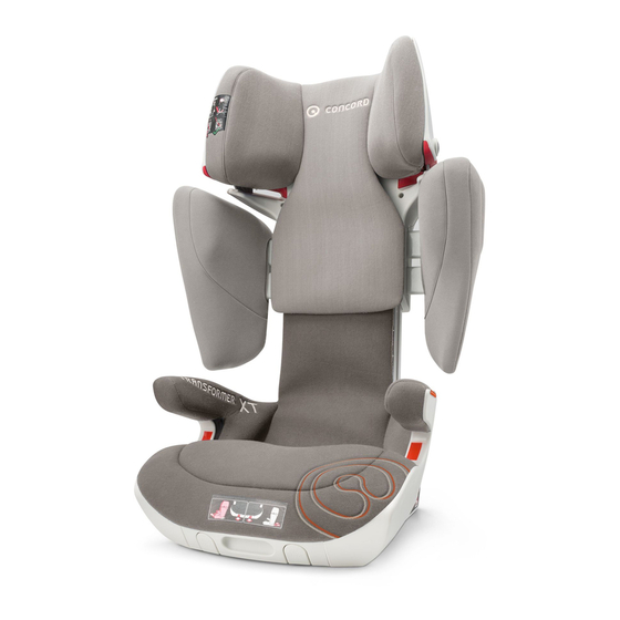 CONCORD TRANSFORMER XT - CAR FITTING LIST Manual