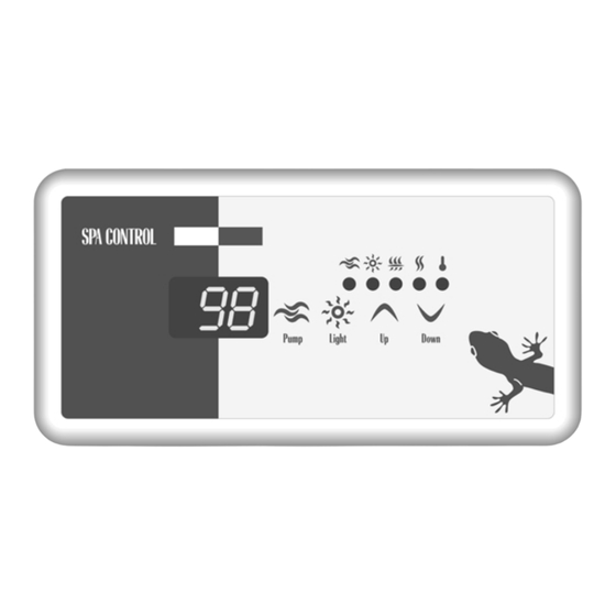 Dynasty Spas SSPA-1 Quick Reference Card