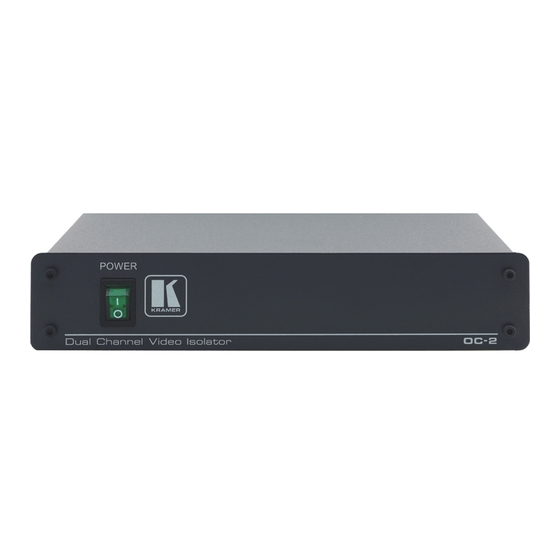 Kramer OC-1N User Manual