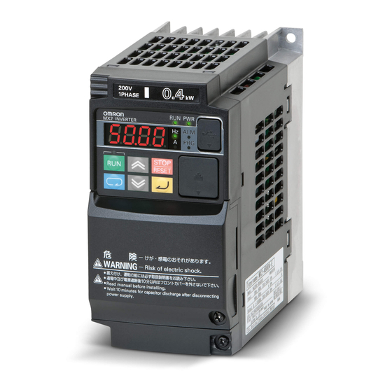 Omron 3G3AX-MX2-PRT-E User Manual