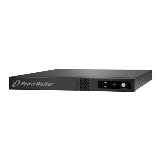 PowerWalker VFI 1000R/1U Manual
