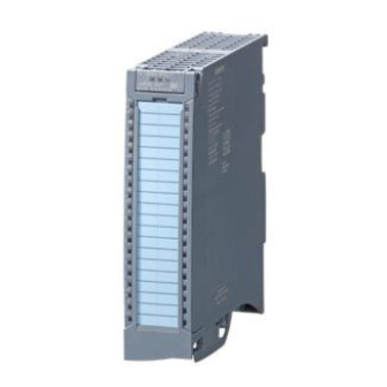 Siemens Simatic S7-1500 / ET 200MP Manual