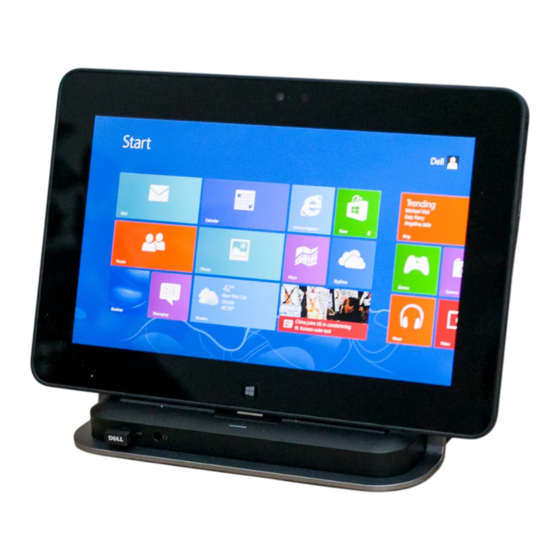 Dell Latitude 10 - ST2 Setup And Features Information