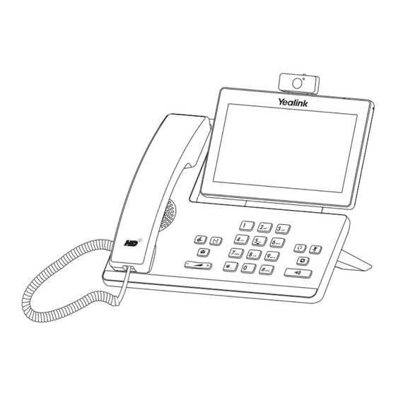 Yealink SIP-T58A Quick Start Manual