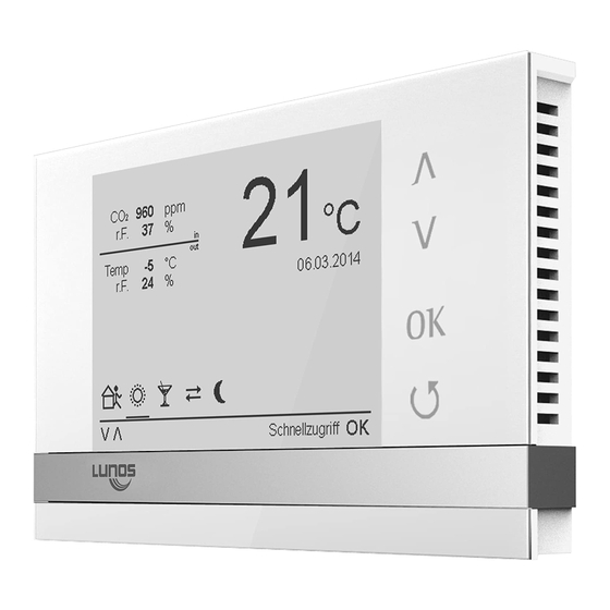 Lunos Touch Air Comfort Technical Information Sheet