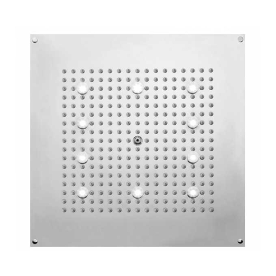 Bossini Dream Rectangular Light H37395 Installation And Care Instructions