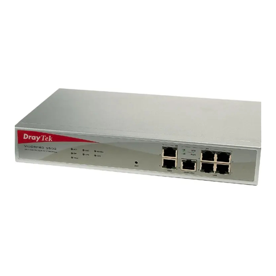 Draytek VigorPro 5500 Brochure & Specs
