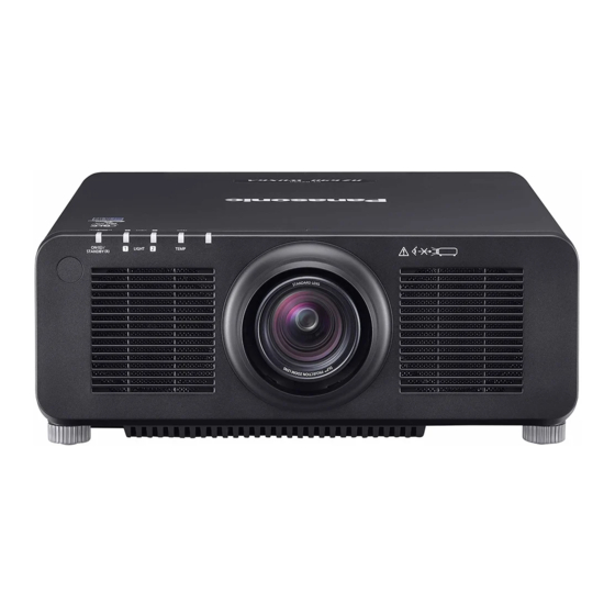 Panasonic PT-RZ790 Operating Instructions Manual