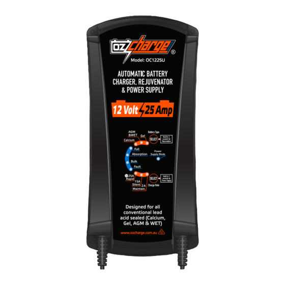 OZ Charge OC1225U Owner's Manual