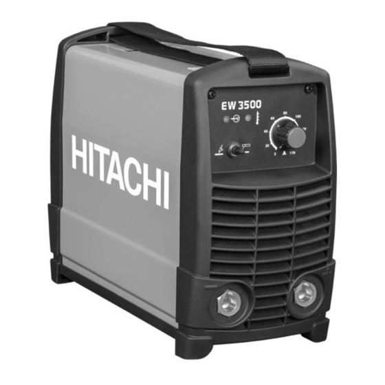 Hitachi EW2800 Instruction Manual