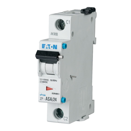 Eaton ZP-ASA Instructions For Installation