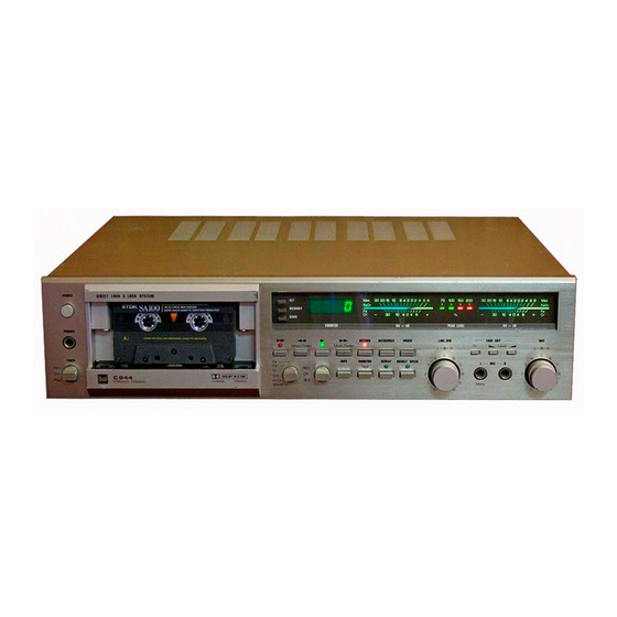 Dual C 844 Service Manual
