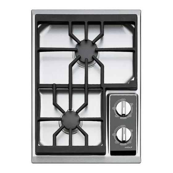 Wolf Gas cooktops Use & Care Information Manual