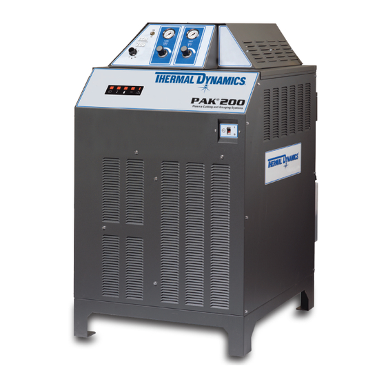 Thermal Dynamics PAK 200 Operating Manual