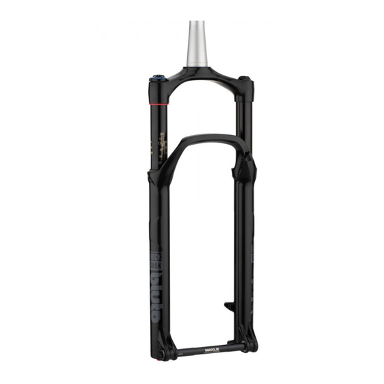Rock Shox Bluto Service Manual