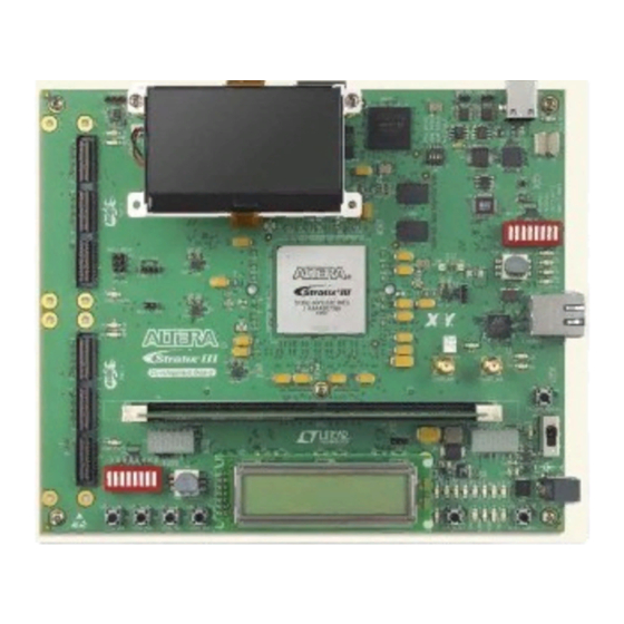 Altera Stratix III 3SL150 Reference Manual