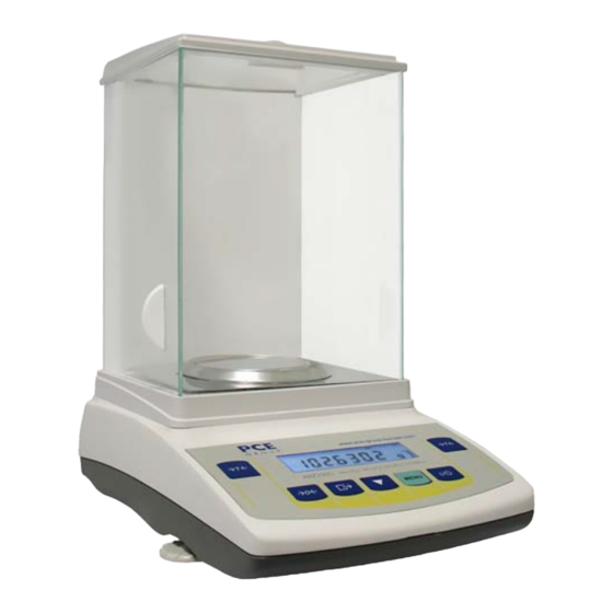 PCE Instruments PCE-ABZ 100C User Manual