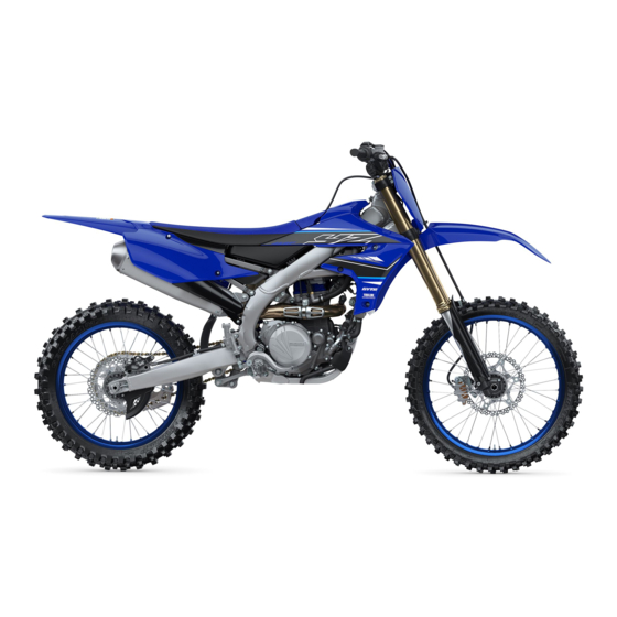 Yamaha YZ450F 2021 Owner's Service Manual