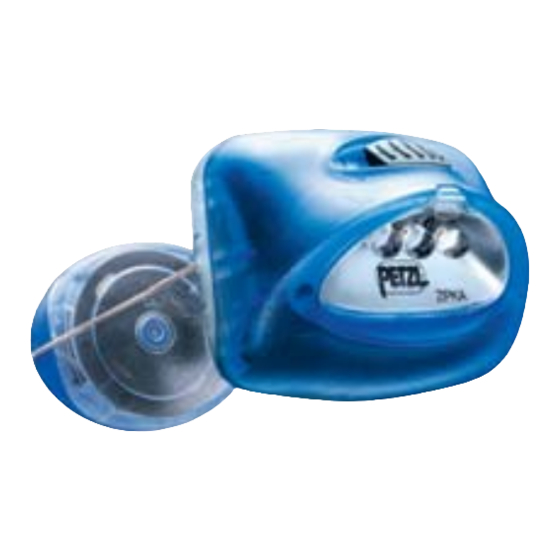 Petzl ZIPKA E44 P Quick Start Manual