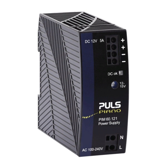 Puls PIM60.121 Manual