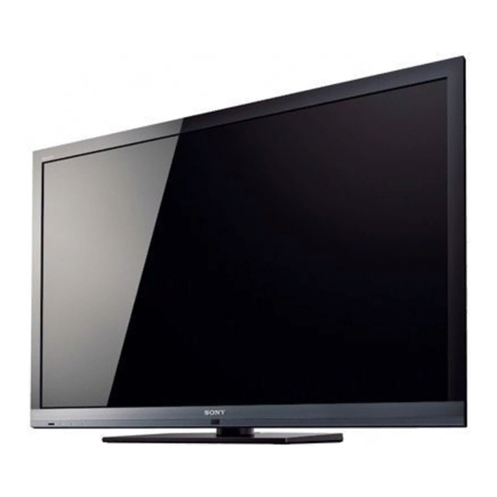 Sony BRAVIA KDL-46BX421 Operating Instructions Manual
