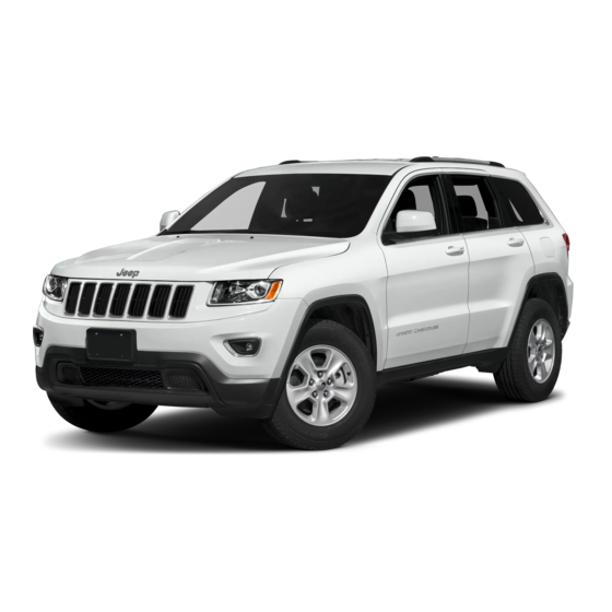 Jeep Grand Cherokee SRT 2014 Owner's Manual