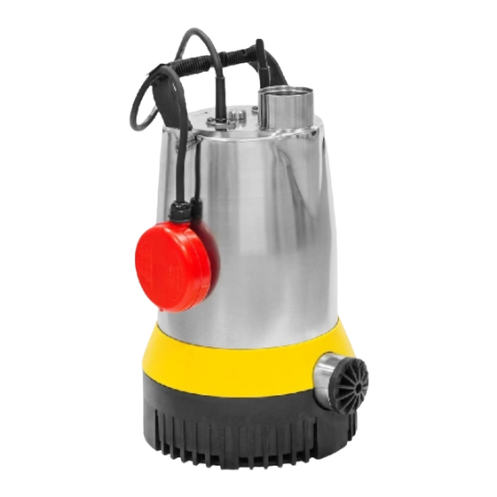 Pentair Jung Pumpen MULTIDRAIN Series Instruction Manual