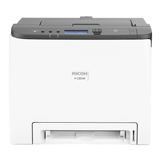 Ricoh P C300W Setup Manual