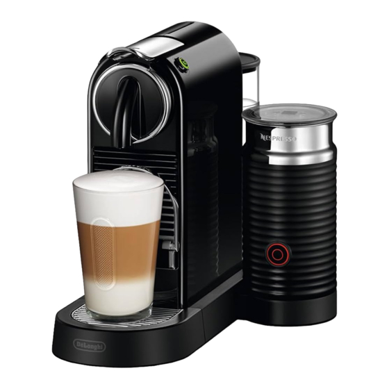 Nespresso DeLonghi CITIZ&MILK Instruction Manual