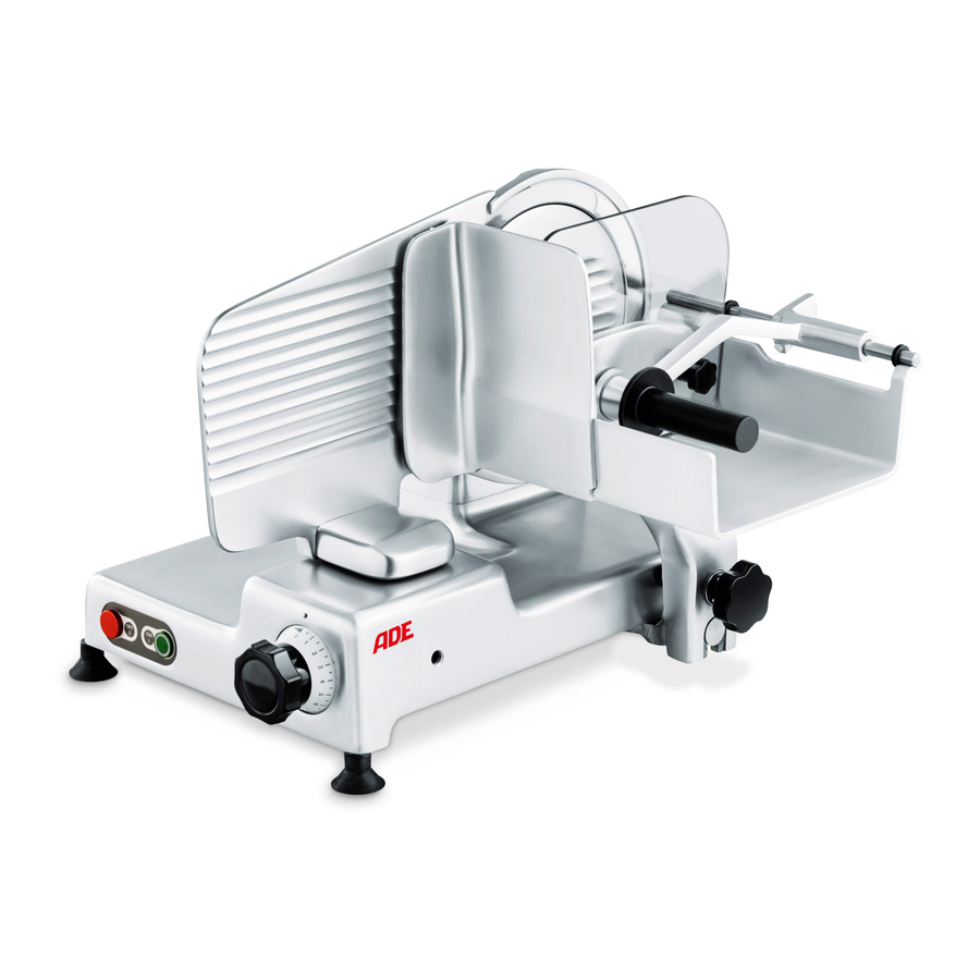 ADE Juwel Series Operating Manual