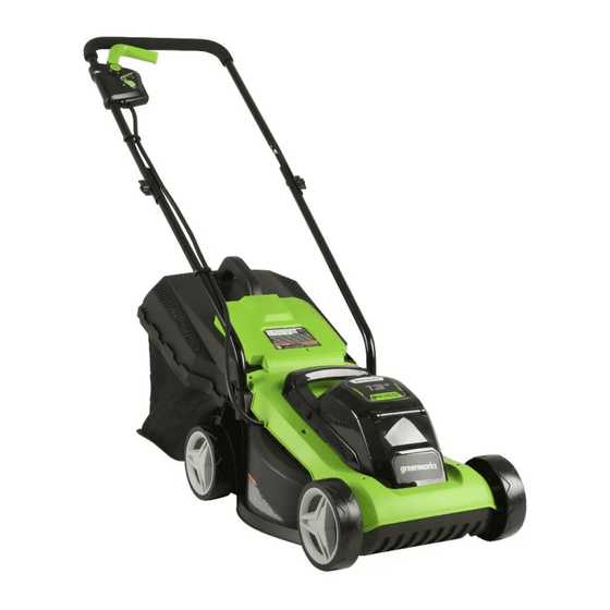 GreenWorks LMG301 Operator's Manual